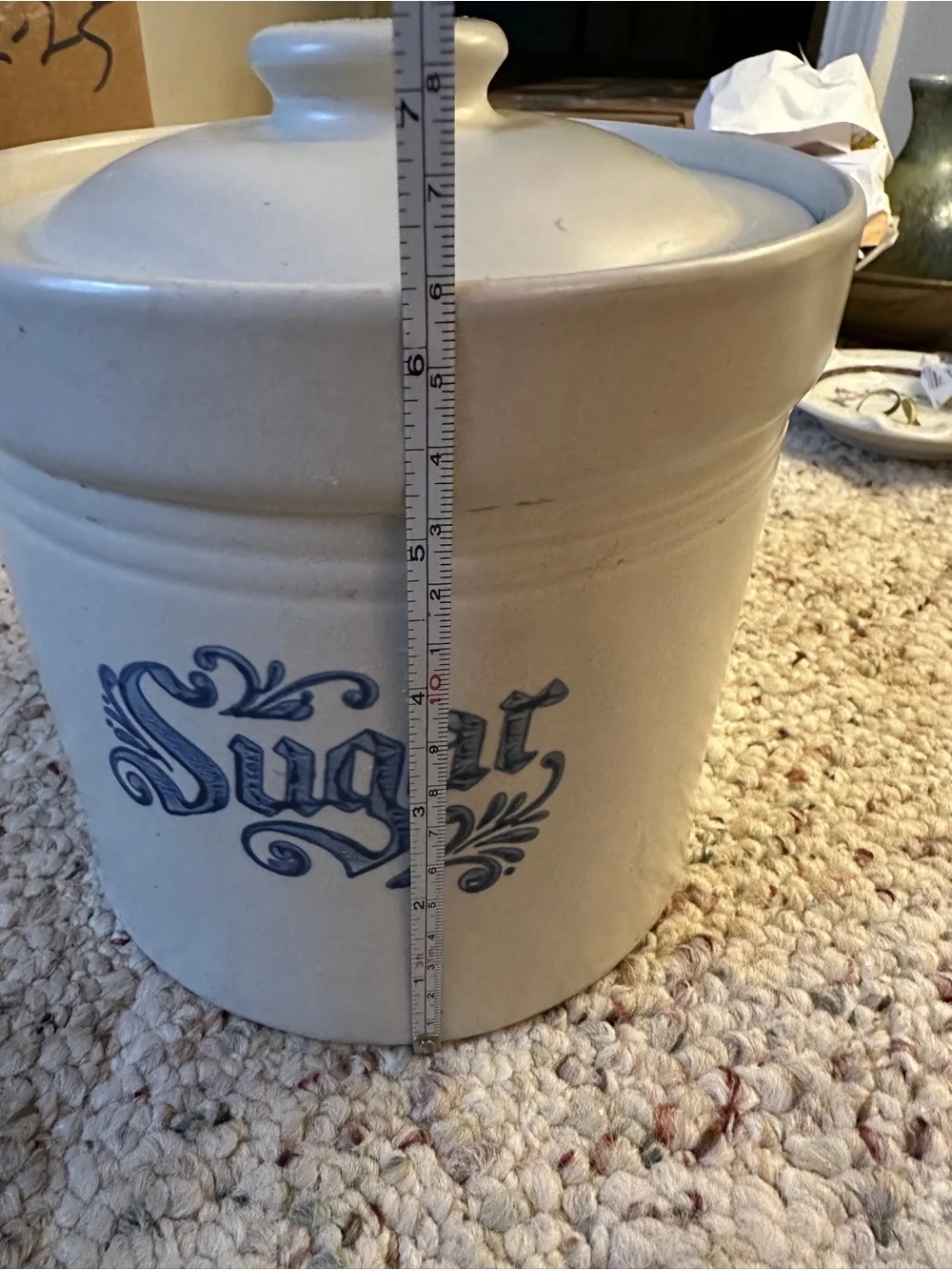 Pfaltzgraff Yorktowne Sugar Canister with lid - Picture 2 of 2